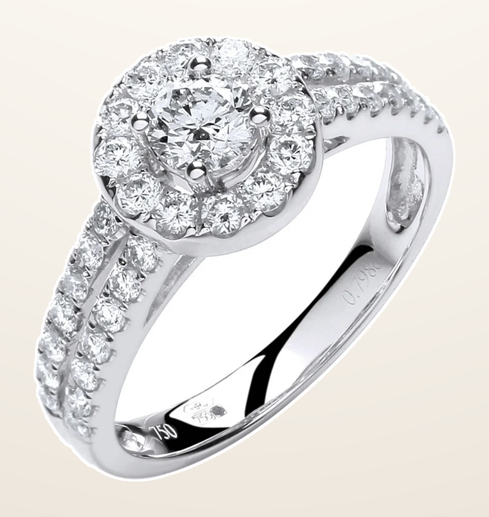 IT_ROLE:detail_crop | 18ct White Gold 0.75ct H-SI Diamond Fancy Ring