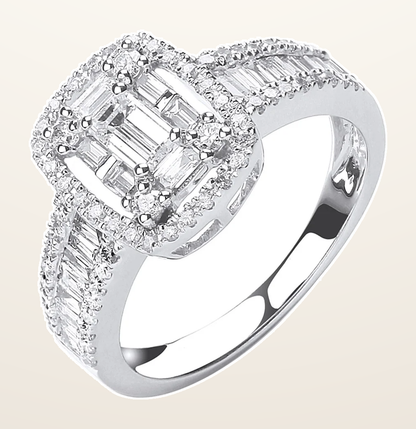 IT_ROLE:detail_crop | 18ct White Gold 1.00ct G-VS Dress Ring