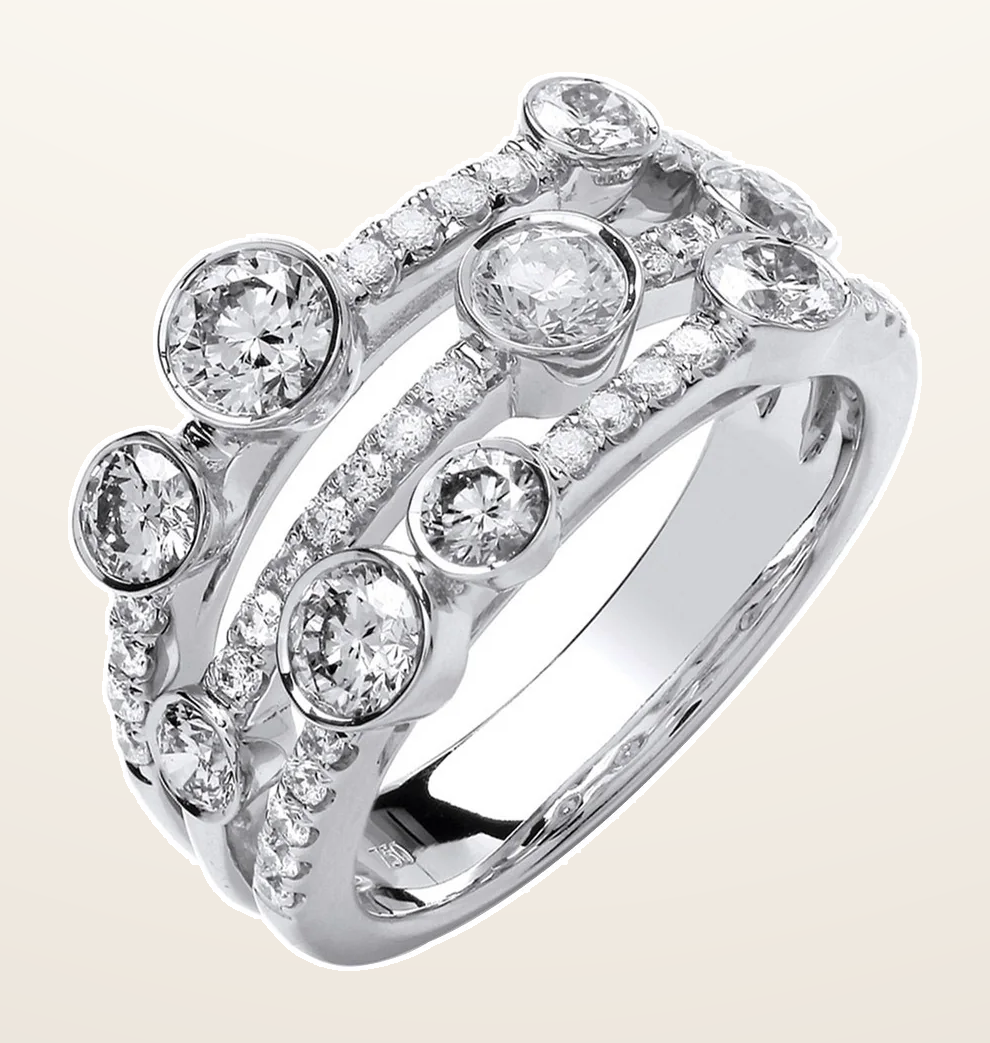 IT_ROLE:detail_crop | 18ct White Gold 1.70ct GH-SI Diamond Dress Ring