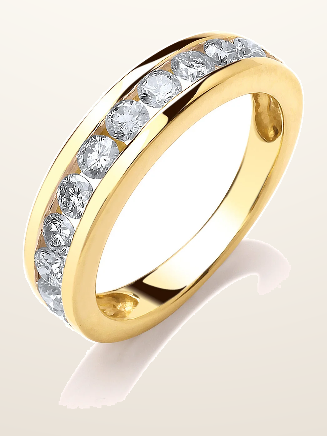 IT_ROLE:detail_crop | 18ct Yellow Gold 0.75ctw Diamond Eternity Ring