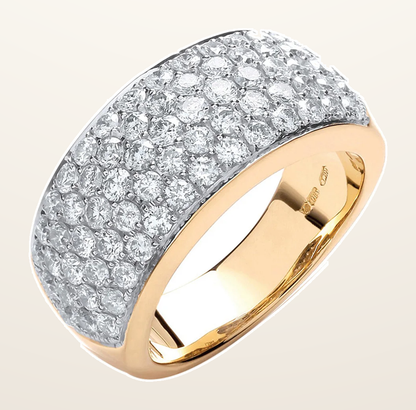 IT_ROLE:detail_crop | 18ct Yellow Gold 1.60ctw Diamond Bombay Ring