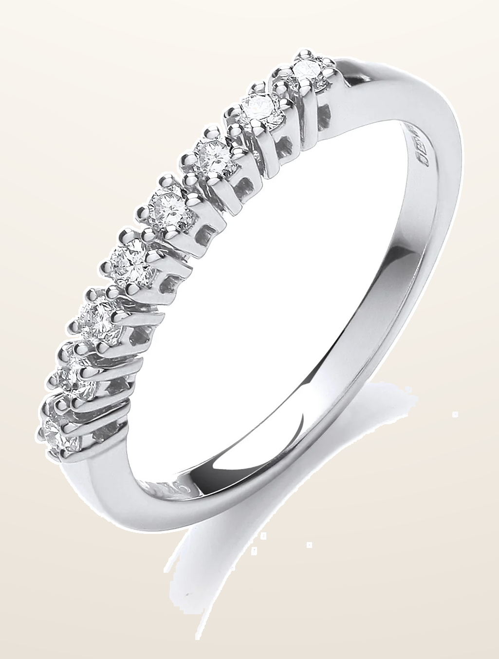IT_ROLE:detail_crop | 9ct White Gold 0.20ct Diamond Eternity Ring