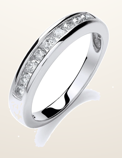 IT_ROLE:detail_crop | 9ct White Gold 0.35ct Diamond Eternity Ring
