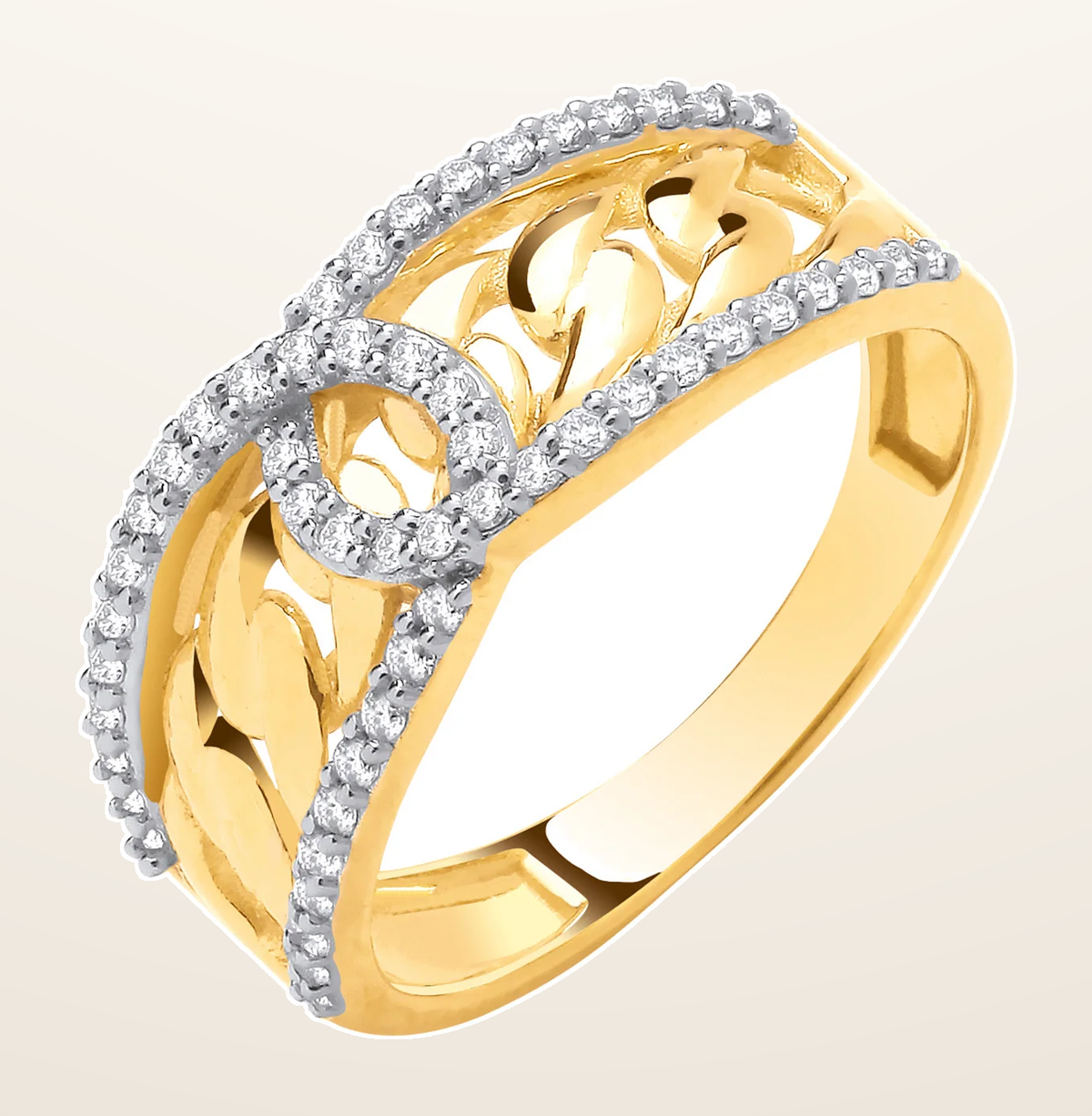 IT_ROLE:detail_crop | 9ct Yellow Gold 0.25ctw G/H Si Dress Ring
