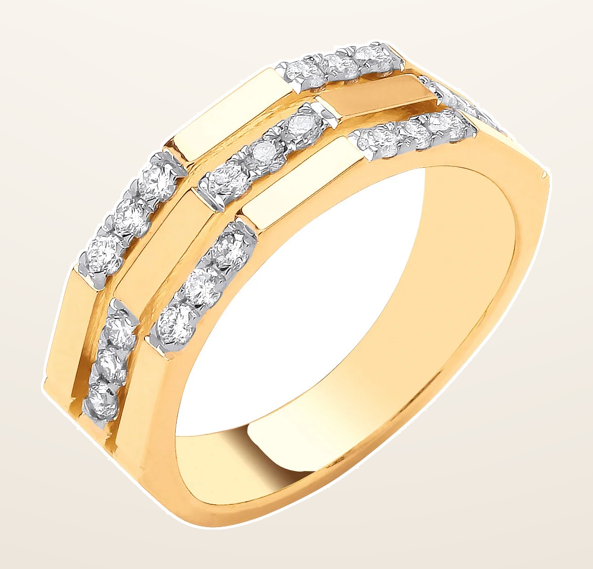 IT_ROLE:detail_crop | 9ct Yellow Gold 0.33ctw Diamond Ring