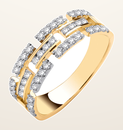 IT_ROLE:detail_crop | 9ct Yellow Gold 0.50ctw Dress Ring