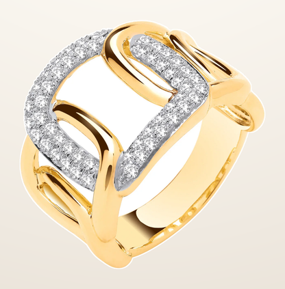 IT_ROLE:detail_crop | 9ct Yellow Gold 0.55ctw Ring