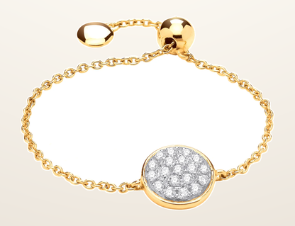 IT_ROLE:detail_crop | 9ct Yellow Gold adjustable 0.10ct Diamond ring