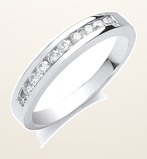 IT_ROLE:detail_crop | Platinum 0.25ct G/H-Vs Diamond Eternity Ring