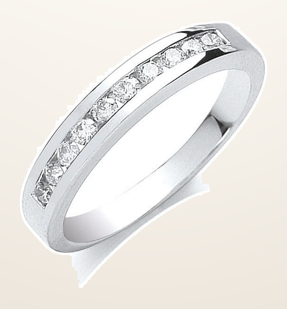 IT_ROLE:detail_crop | Platinum 0.25ct G/H-Vs Diamond Eternity Ring