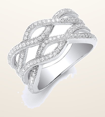 IT_ROLE:detail_crop | Silver Fancy Cubic Zirconia Ring