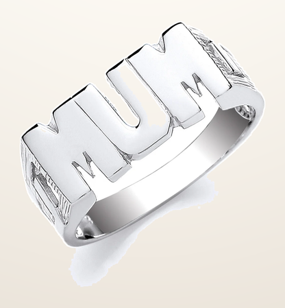 IT_ROLE:detail_crop | Silver MUM ID Ring