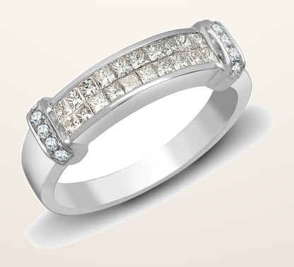 IT_ROLE:detail_crop | 18ct White Gold Natural Diamond Ring