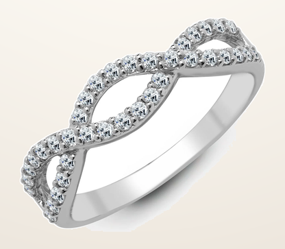 IT_ROLE:detail_crop | 18ct White 0.39ct Natural Diamond Ring