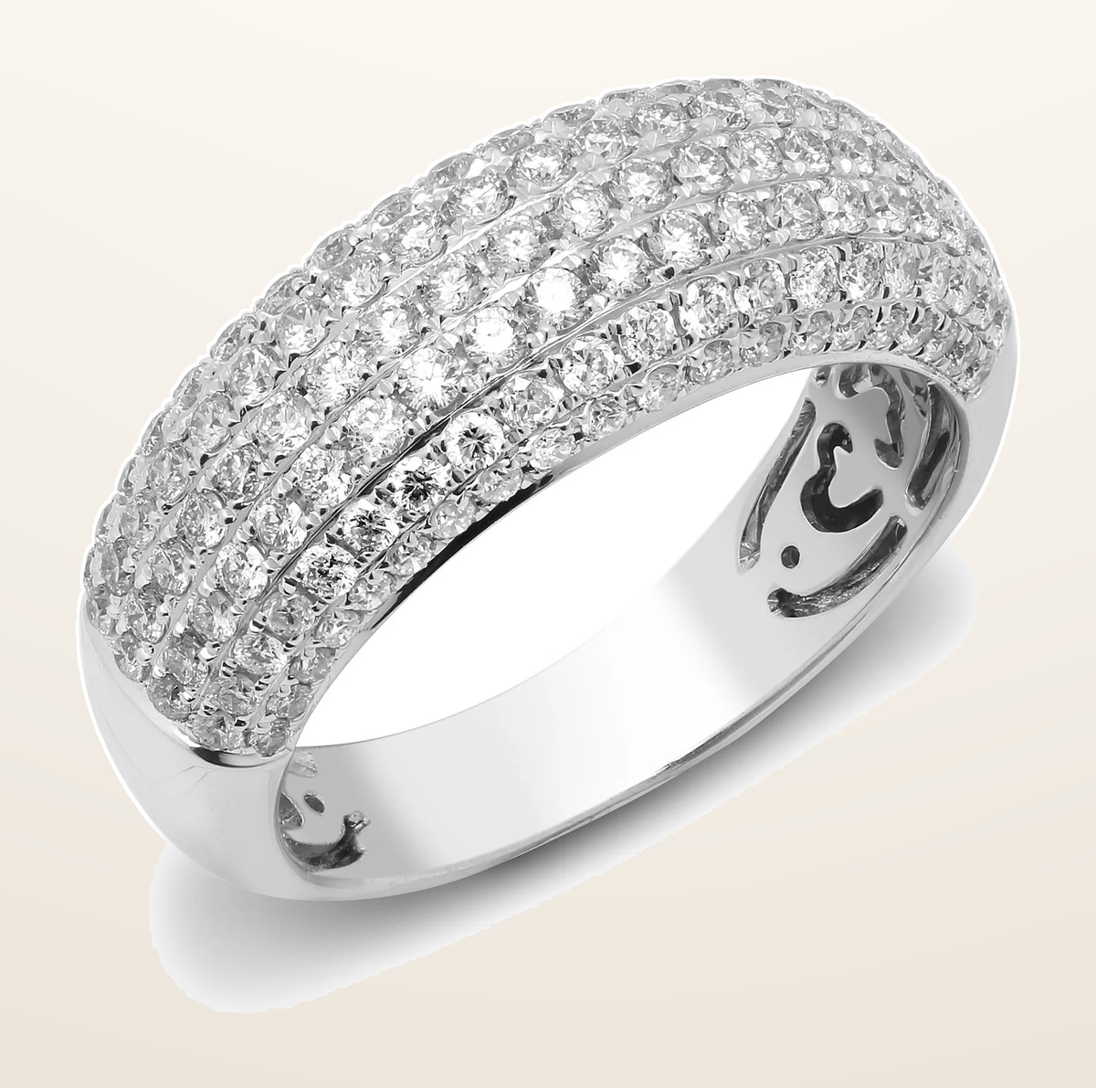 IT_ROLE:detail_crop | 18ct White 0.50ct Natural Diamond Bombay Ring