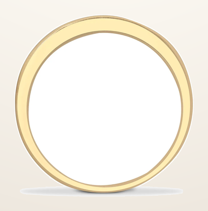 IT_ROLE:detail_crop | 9ct Yellow Gold Natural Diamond Half Eternity Ring