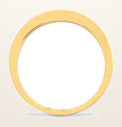 IT_ROLE:detail_crop | 9ct Yellow Gold Natural Diamond Half Eternity Ring