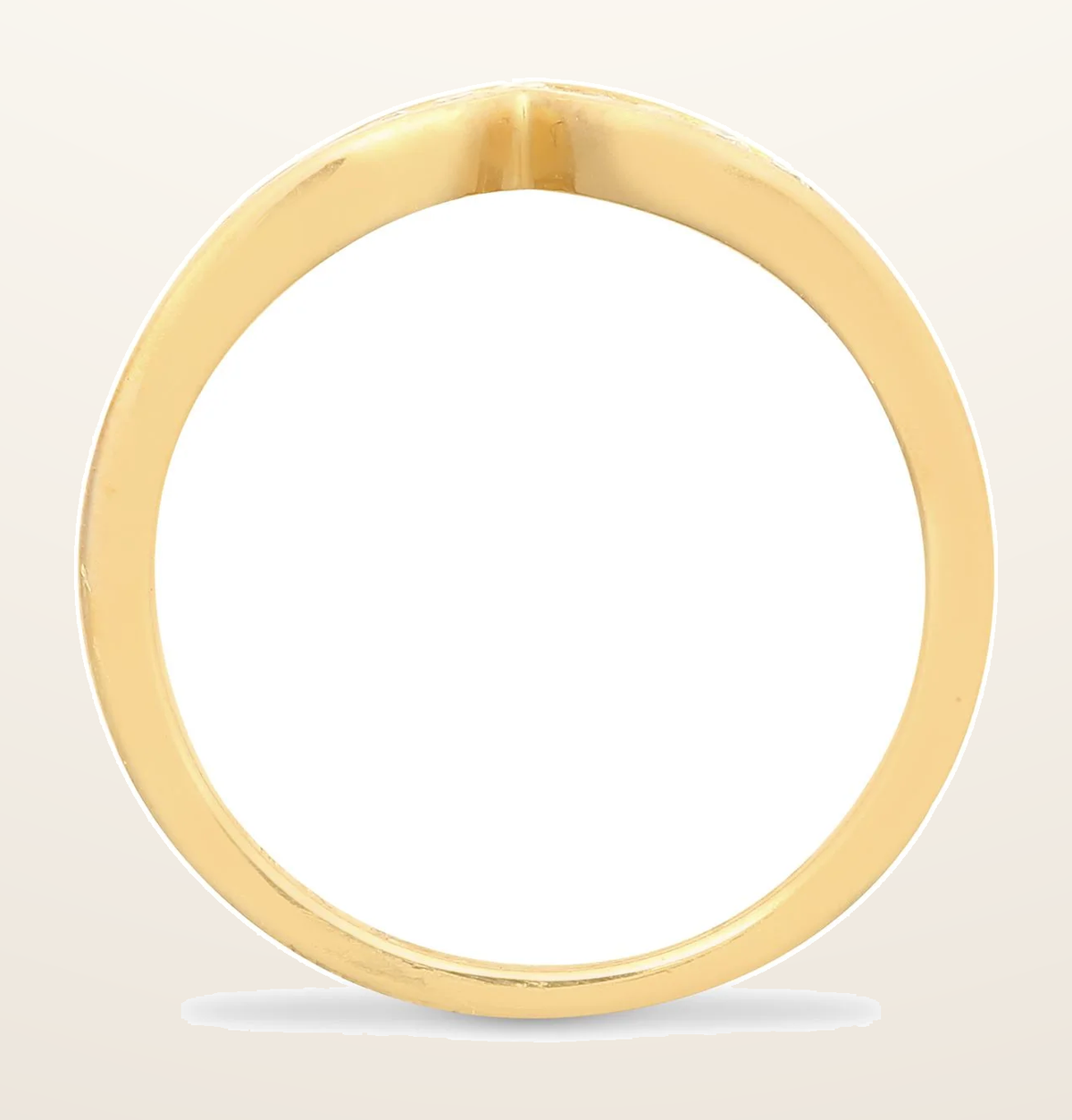 IT_ROLE:detail_crop | 9ct Yellow Gold Natural Diamond Wishbone Ring