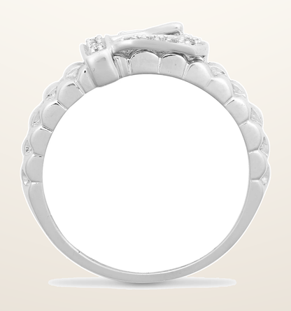 IT_ROLE:detail_crop | 9ct White Gold Natural Diamond Ring