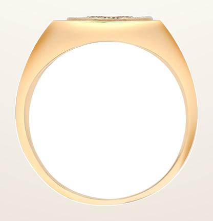 IT_ROLE:detail_crop | 9ct Yellow Gold Natural Diamond Ring