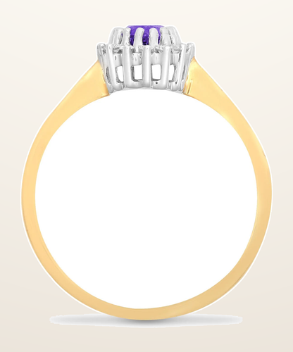 IT_ROLE:detail_crop | 9ct Yellow Gold Natural Diamond 12pts & Amy 44pts Ring