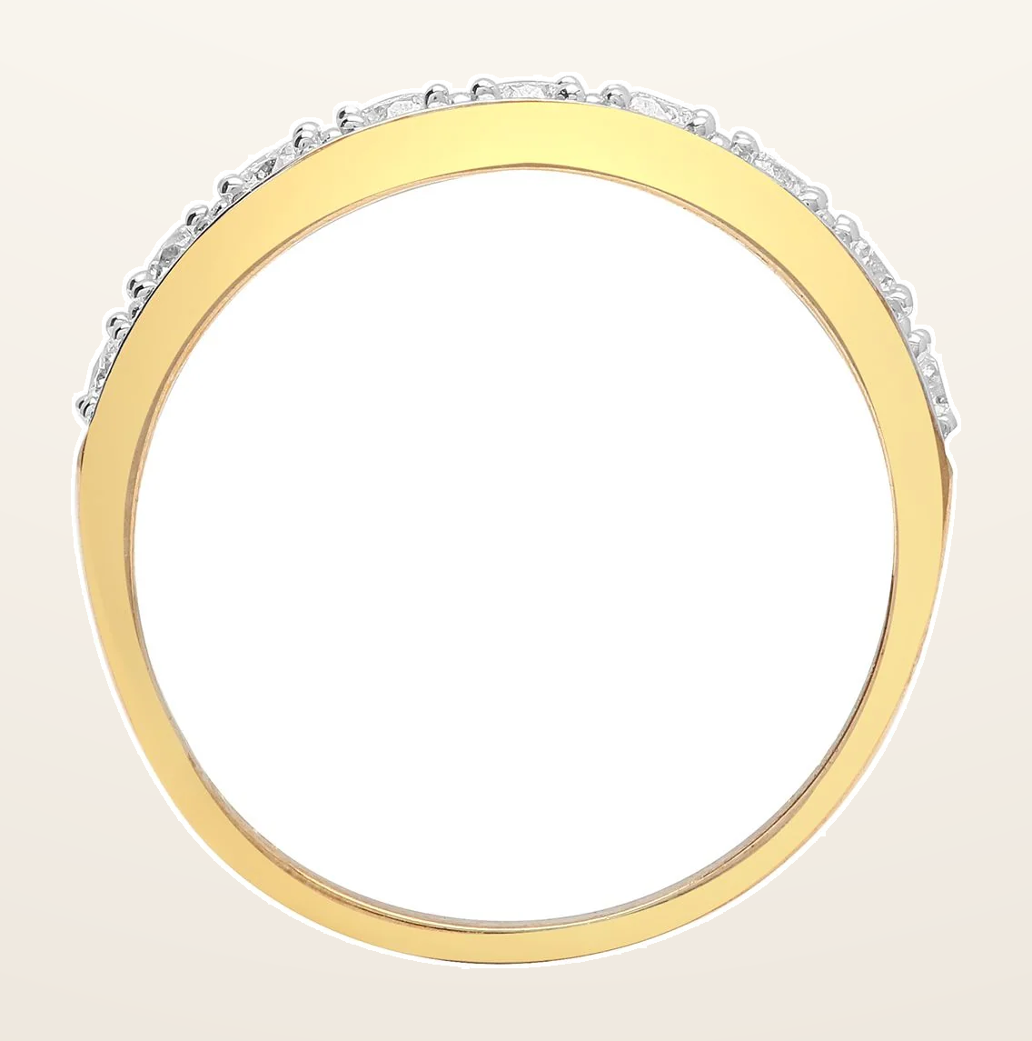 IT_ROLE:detail_crop | 9ct Yellow Gold Half Eternity Natural Diamond Ring