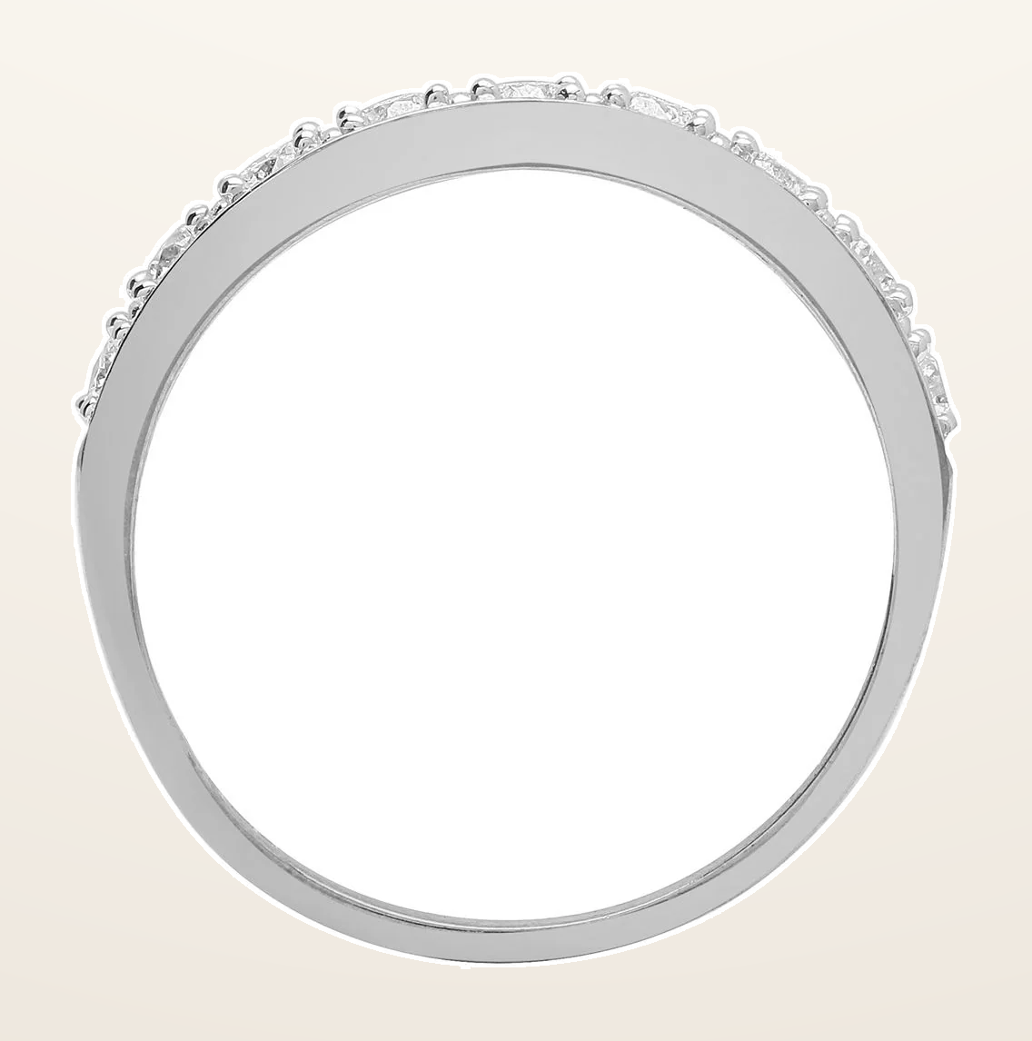 IT_ROLE:detail_crop | 9ct White Gold Half Eternity Natural Diamond Ring