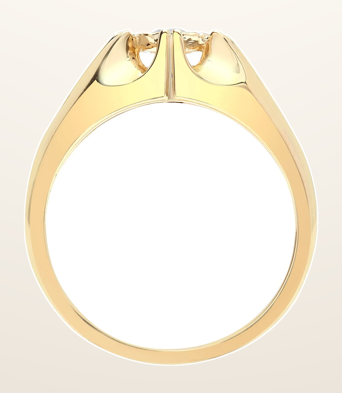 IT_ROLE:detail_crop | 9ct Yellow Gold Gents Natural Diamond Ring