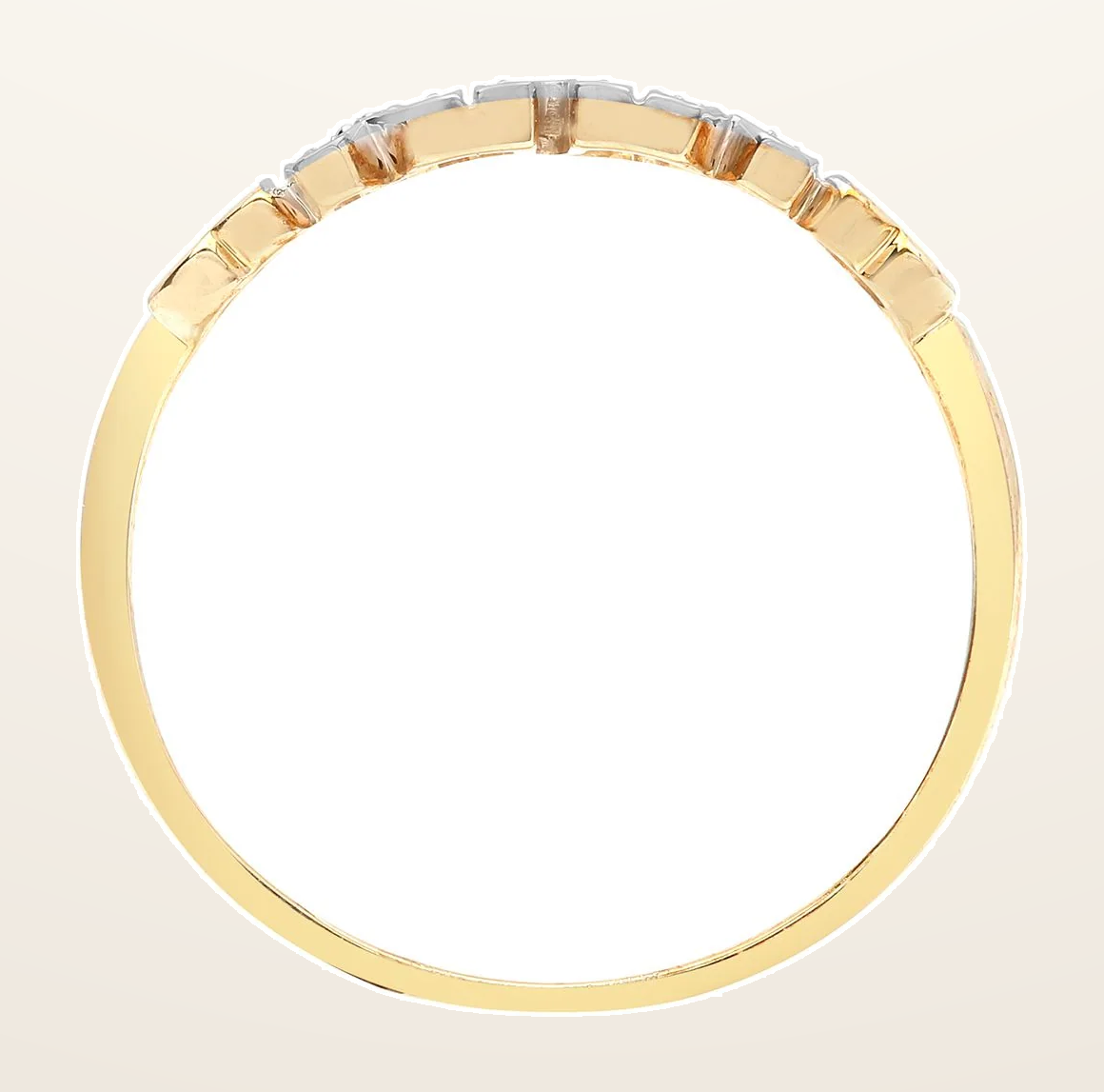 IT_ROLE:detail_crop | 9ct Yellow Gold Natural Diamond 'Mum' Ring
