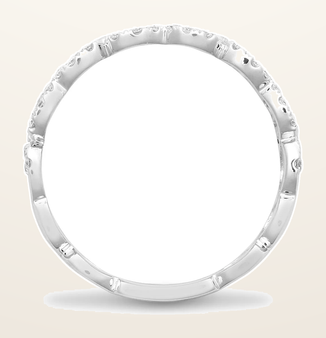 IT_ROLE:detail_crop | 9ct White 2 Row Hearts Ring