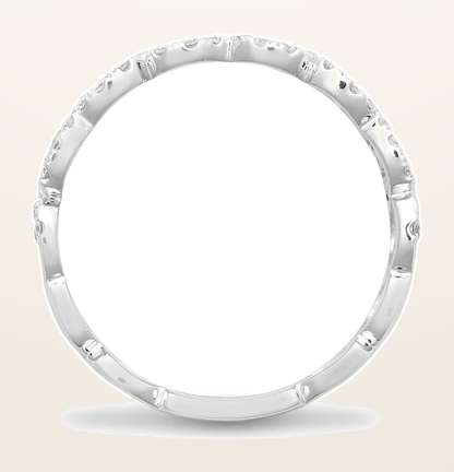 IT_ROLE:detail_crop | 9ct White 2 Row Hearts Ring