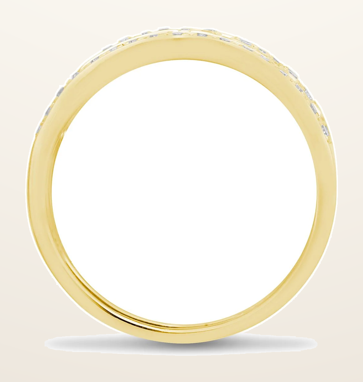 IT_ROLE:detail_crop | 9ct Yellow 0.50 Natural Diamond Greek Key Style Ring