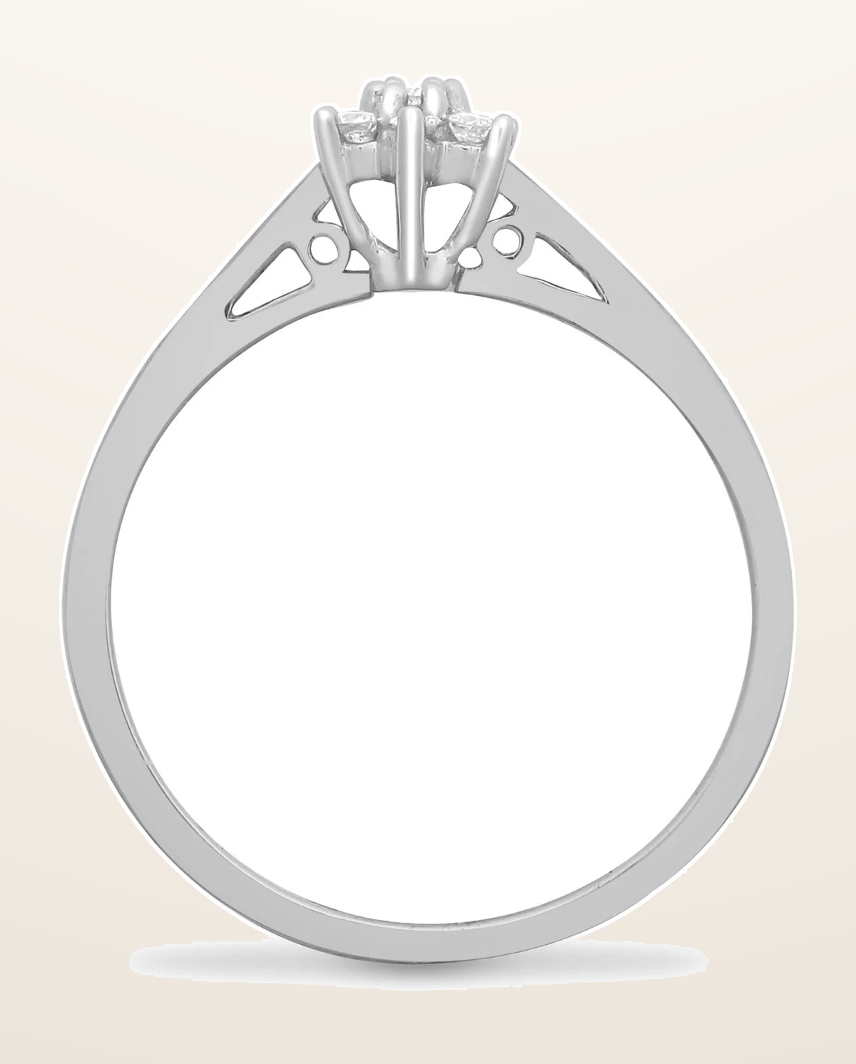 IT_ROLE:detail_crop | 9ct White 10pts Natural Diamond Ring