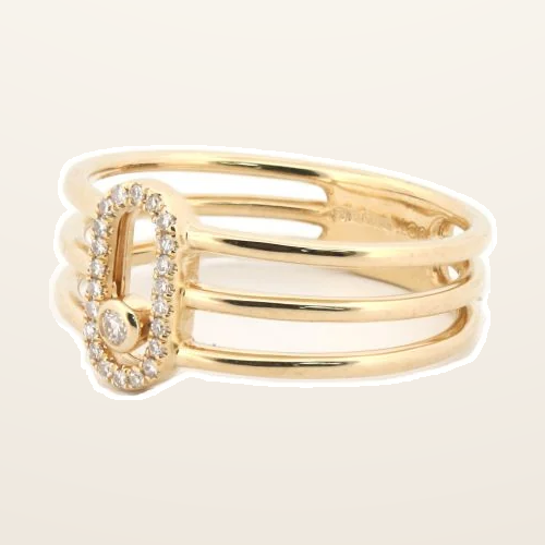 IT_ROLE:detail_crop | 9ct Yellow 0.08ct Moving Natural Diamond Ring
