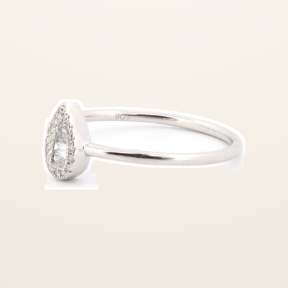 IT_ROLE:detail_crop | 9ct White 0.11ct Natural Diamond Ring