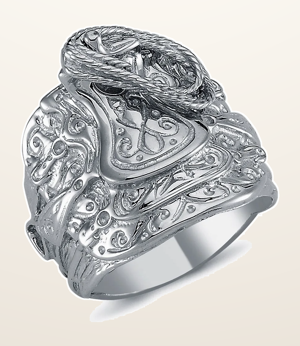 IT_ROLE:detail_crop | 925 Silver Saddle Ring