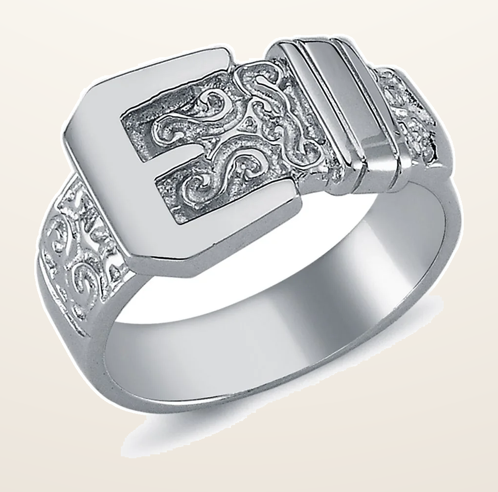 IT_ROLE:detail_crop | 925 Silver Buckle Ring