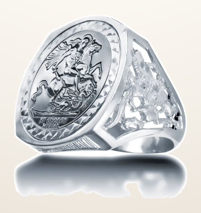 IT_ROLE:detail_crop | 925 Silver Full Sovereign Ring