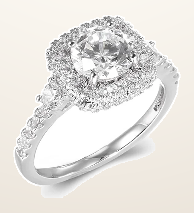 IT_ROLE:detail_crop | 925 Silver Cubic Zirconia RBC Ring