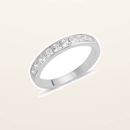 IT_ROLE:detail_crop | 925 Silver Cubic Zirconia Half ET Ring