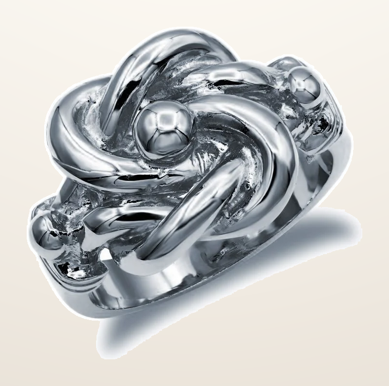 IT_ROLE:detail_crop | 925 Silver Knot Ring