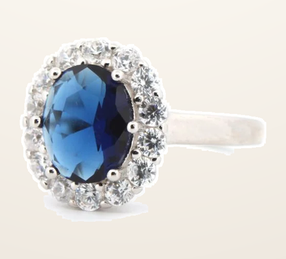 IT_ROLE:detail_crop | 925 Silver Rhodium Cubic Zirconia Set Dress Ring