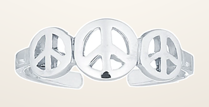 IT_ROLE:detail_crop | 925 Silver Peace Toe Ring