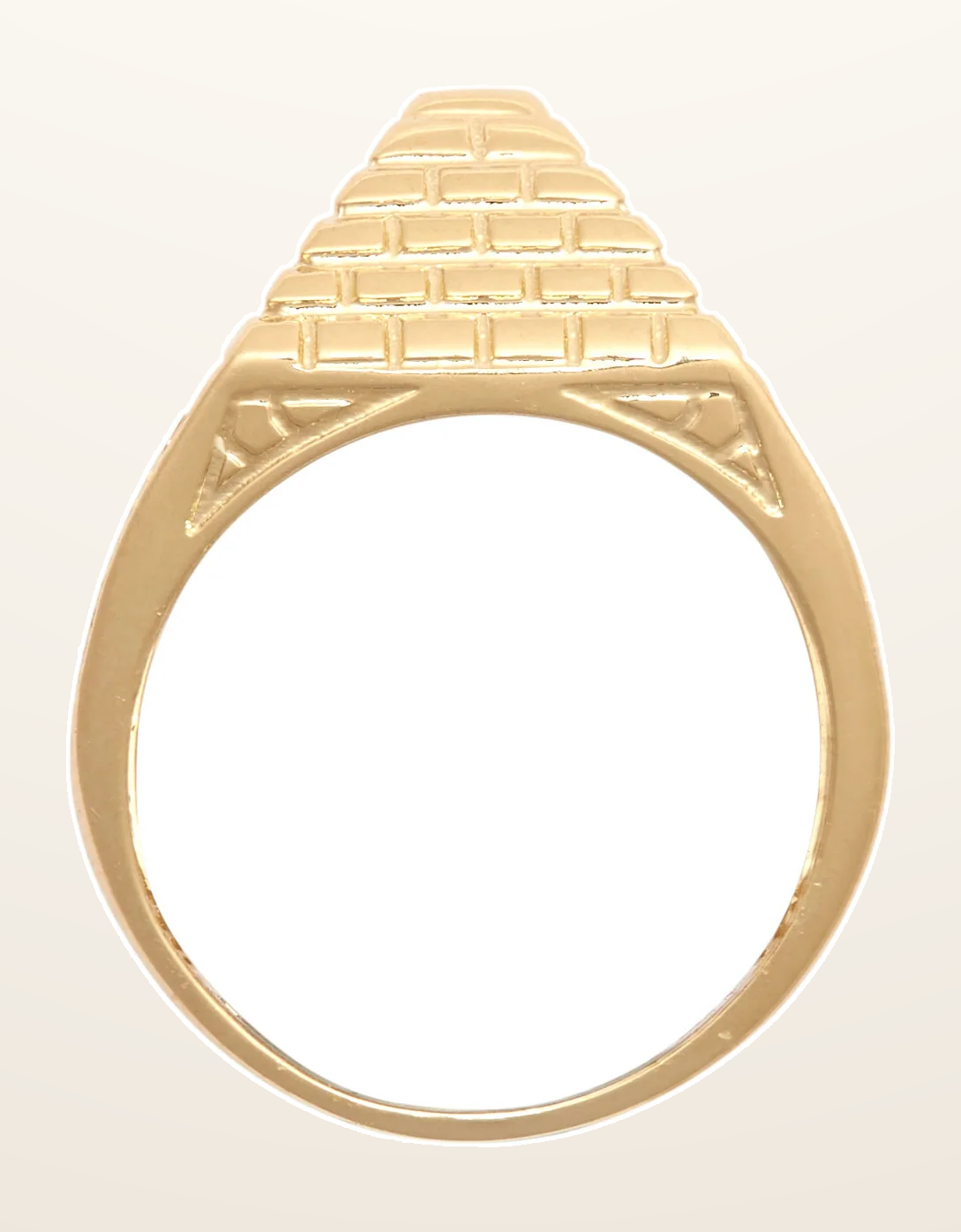 IT_ROLE:detail_crop | 9ct Yellow Gold Child's Pyramid Ring