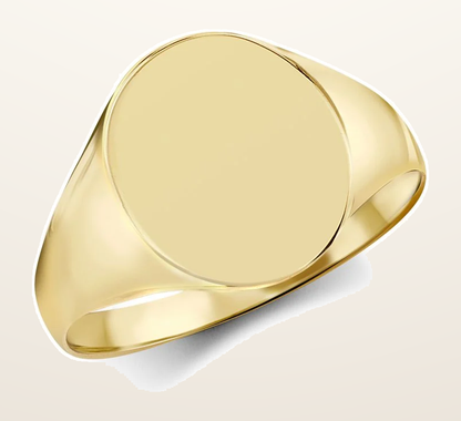 IT_ROLE:detail_crop | 9ct Yellow Gold Signet Ring