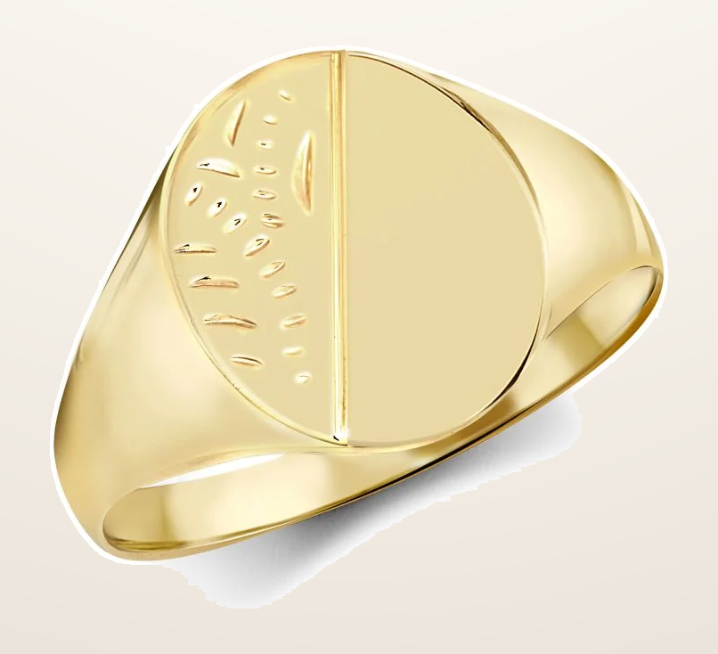 IT_ROLE:detail_crop | 9ct Yellow Gold Signet Ring