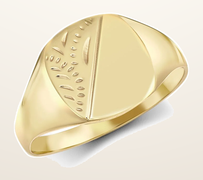 IT_ROLE:detail_crop | 9ct Yellow Gold Signet Ring