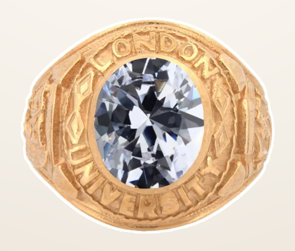 IT_ROLE:detail_crop | 9ct Yellow Gold Cubic Zirconia Stone College Ring