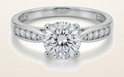 IT_ROLE:detail_crop | 9ct White Cubic Zirconia Ladies Dress Ring