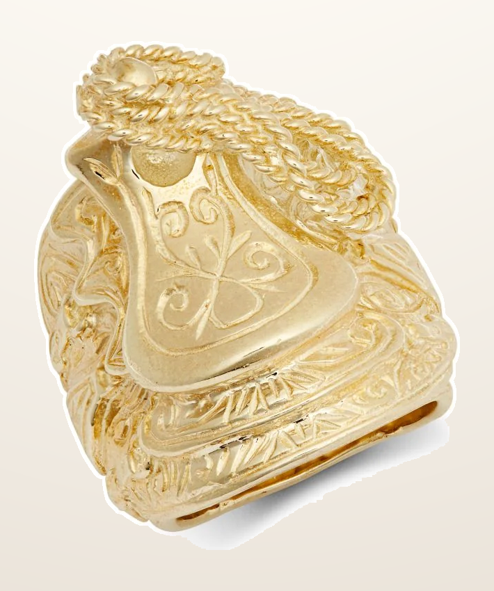 IT_ROLE:detail_crop | 9ct Yellow Saddle Ring